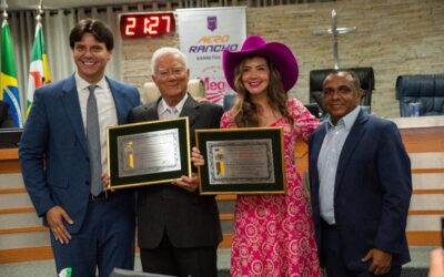 Clóvis e Chris Morais, pai e filha, são homenageados com o título de cidadania barretense