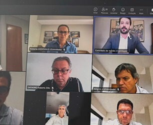 MEGA Reunião on-line, da Câmara da Carne Bovina na Secretaria da Agricultura do Governo de São Paulo.