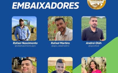 MEGA honra! Tri-Embaixadora 22/23/24 – Feira Agrishow 2024