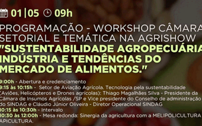 Programação Workshop Câmara Setorial e Temática na Agrishow