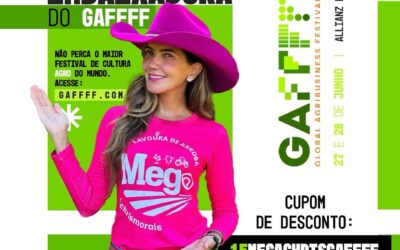 MEGA honra do convite a estar como Embaixadora do GAFFFF Global Agribusiness Festival